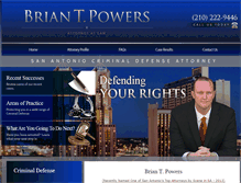 Tablet Screenshot of brianpowerslaw.com